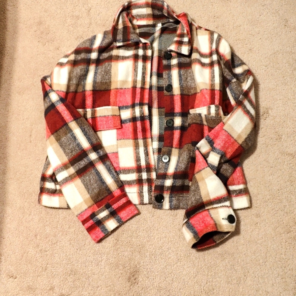 Cropped flannel